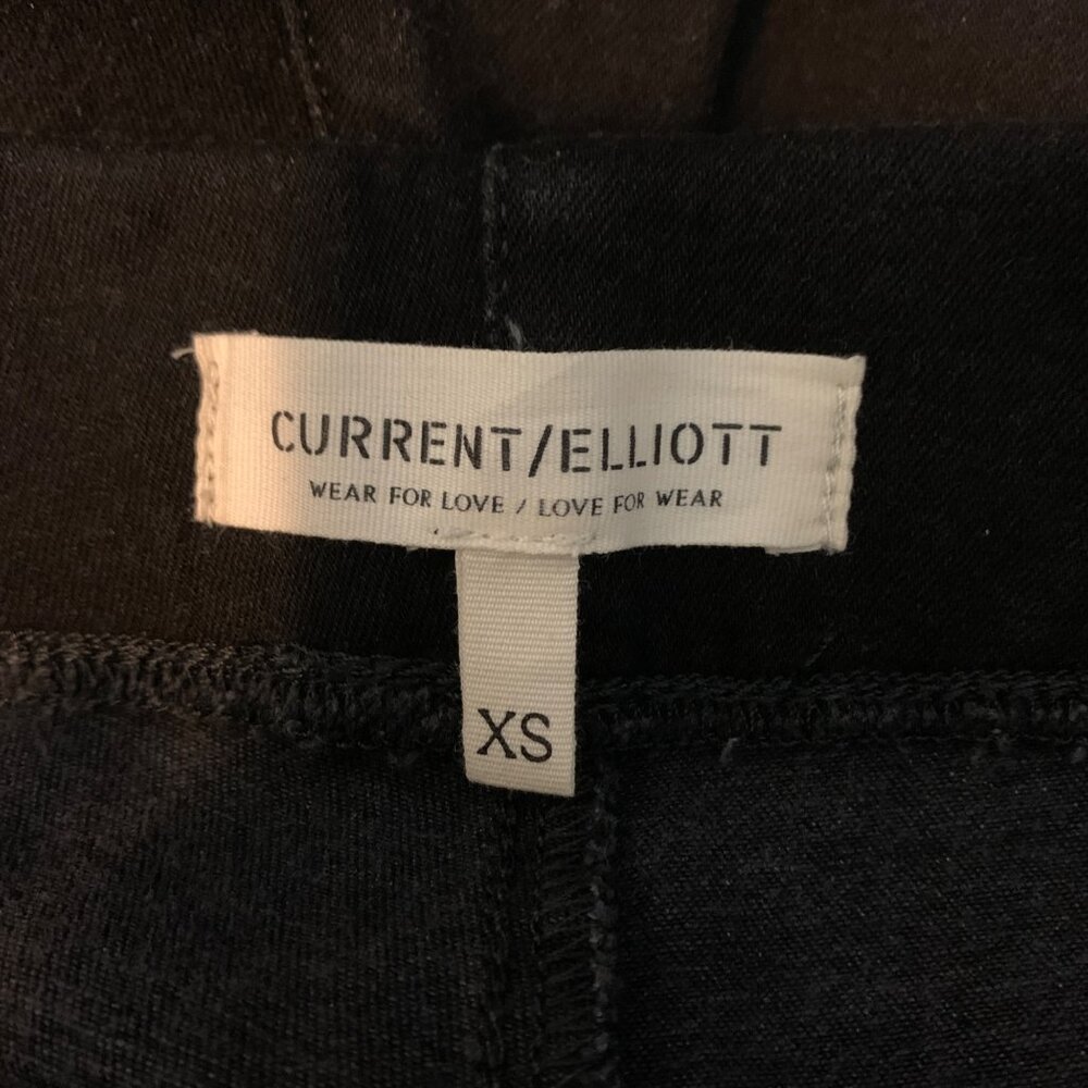 Current/Elliott Vignette Coal Black Skinny Jeans Women's Size XS - Picture 5 of 7